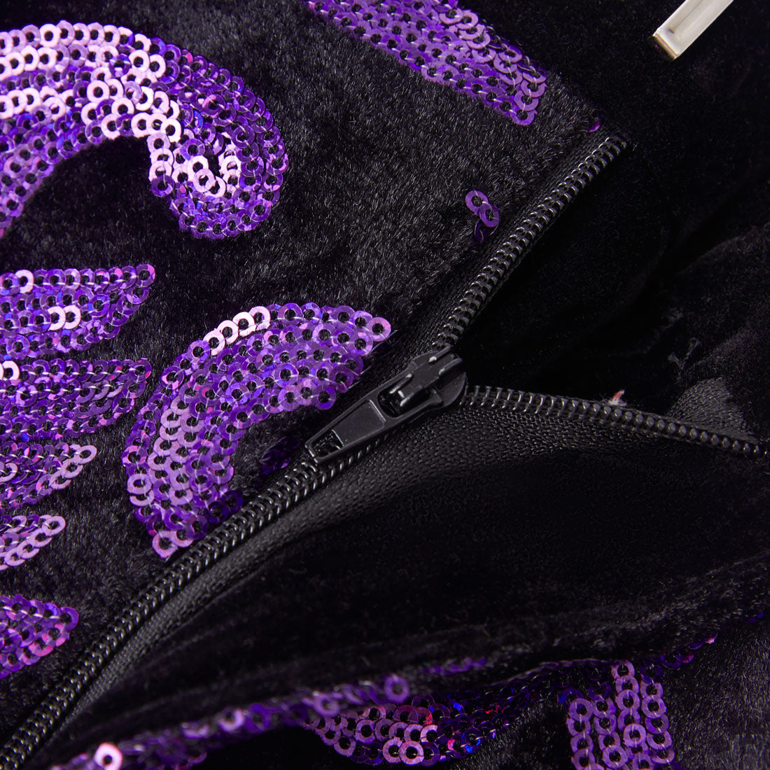 Men's Shiny Luxury Embroidery Pants Purple