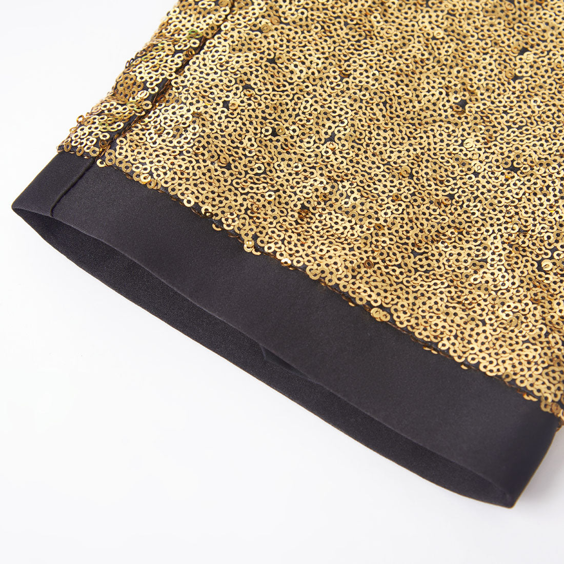 Men's Shiny Luxury Embroidery Pants Green Gold