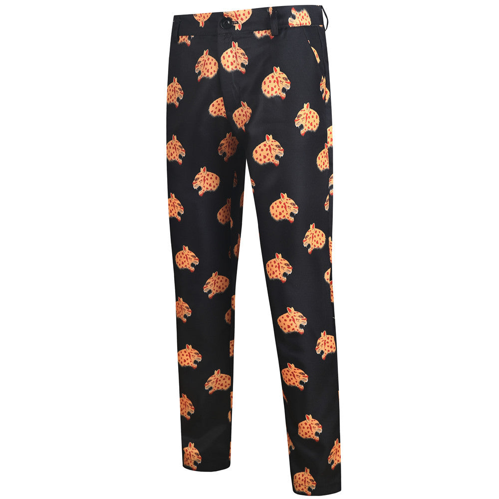 Men's Cheetah Print 3-Piece Suit