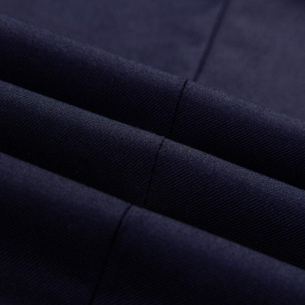 Men's 2-Piece Classic Two Button Casual Navy Suit