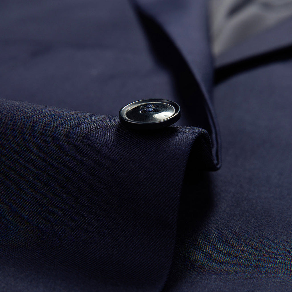 Men's 2-Piece Classic Two Button Casual Navy Suit