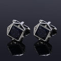 Multifaceted Inlay Crafted Shirt Cufflinks
