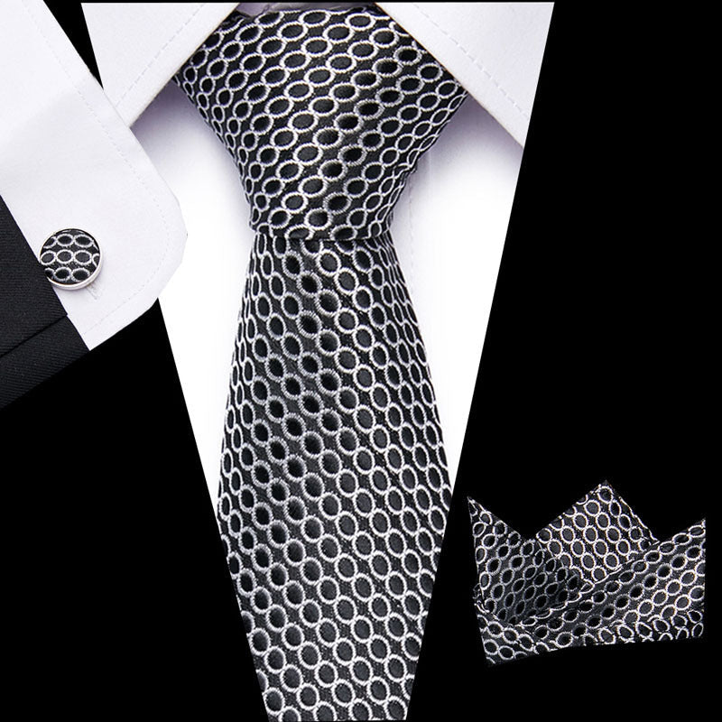 The Black Tie Pocket Cufflinks Collection