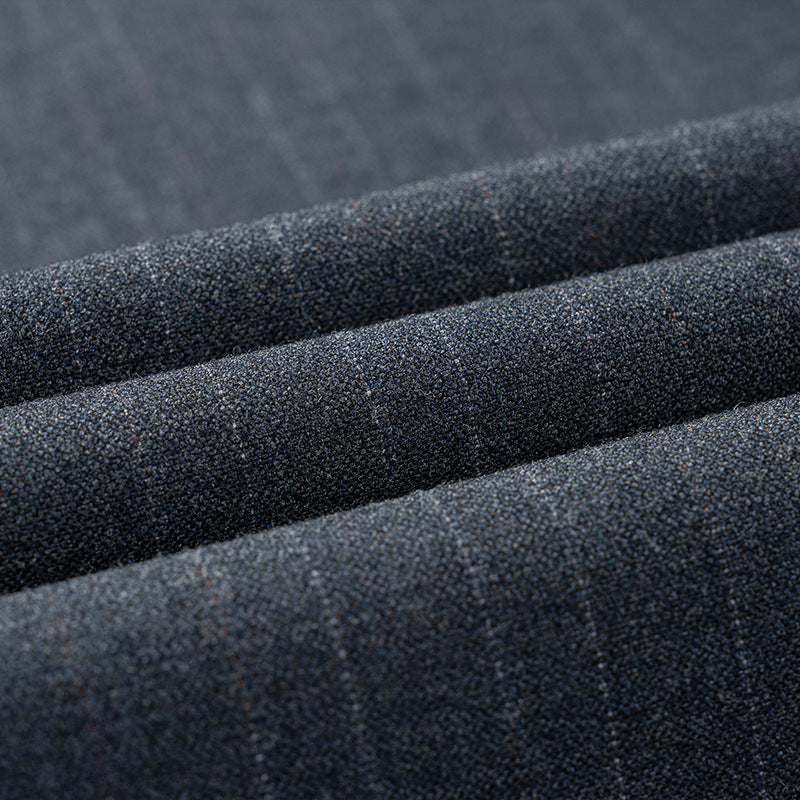 Men's 3-Piece Side Slit Dark Blue Suit
