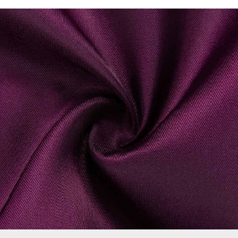 Mens 2-Piece Shawl Lapel Jacuard Dark Purple Tuxedo