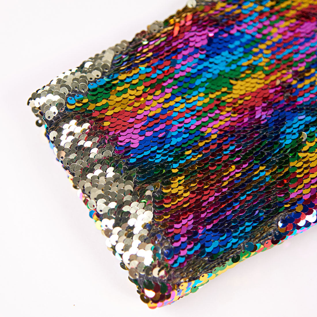 Men's Shawl Lapel Full Sequin Rainbow Tuxedo Jacket