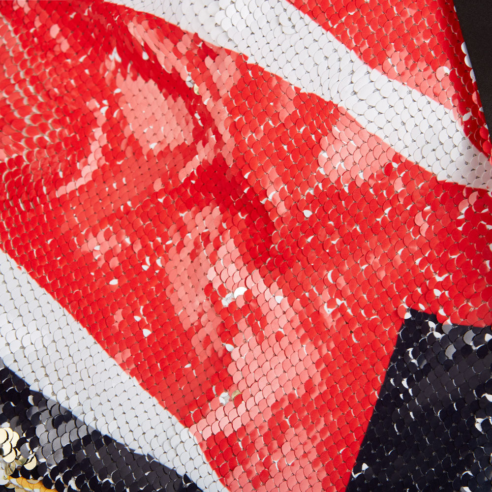 Men's Fashion Portrait Graffiti Sequined Embroidered Jacket