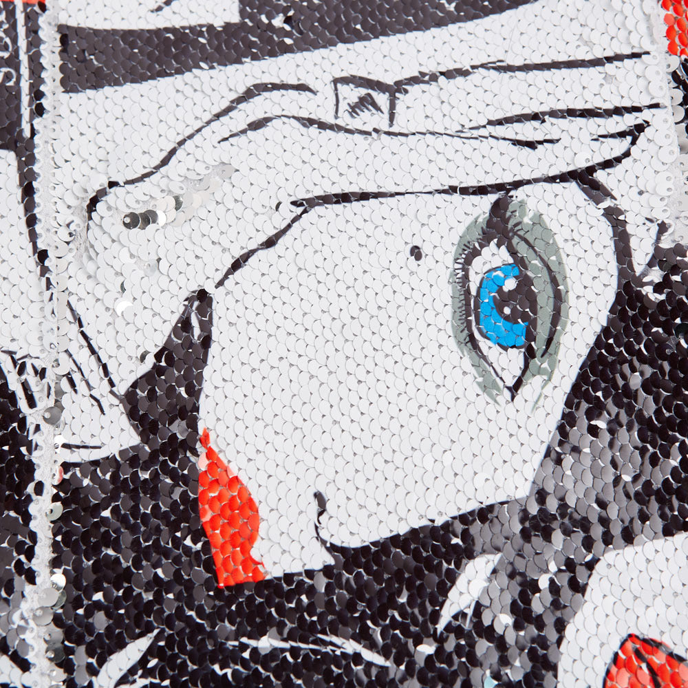 Men's Fashion Portrait Graffiti Sequined Embroidered Jacket