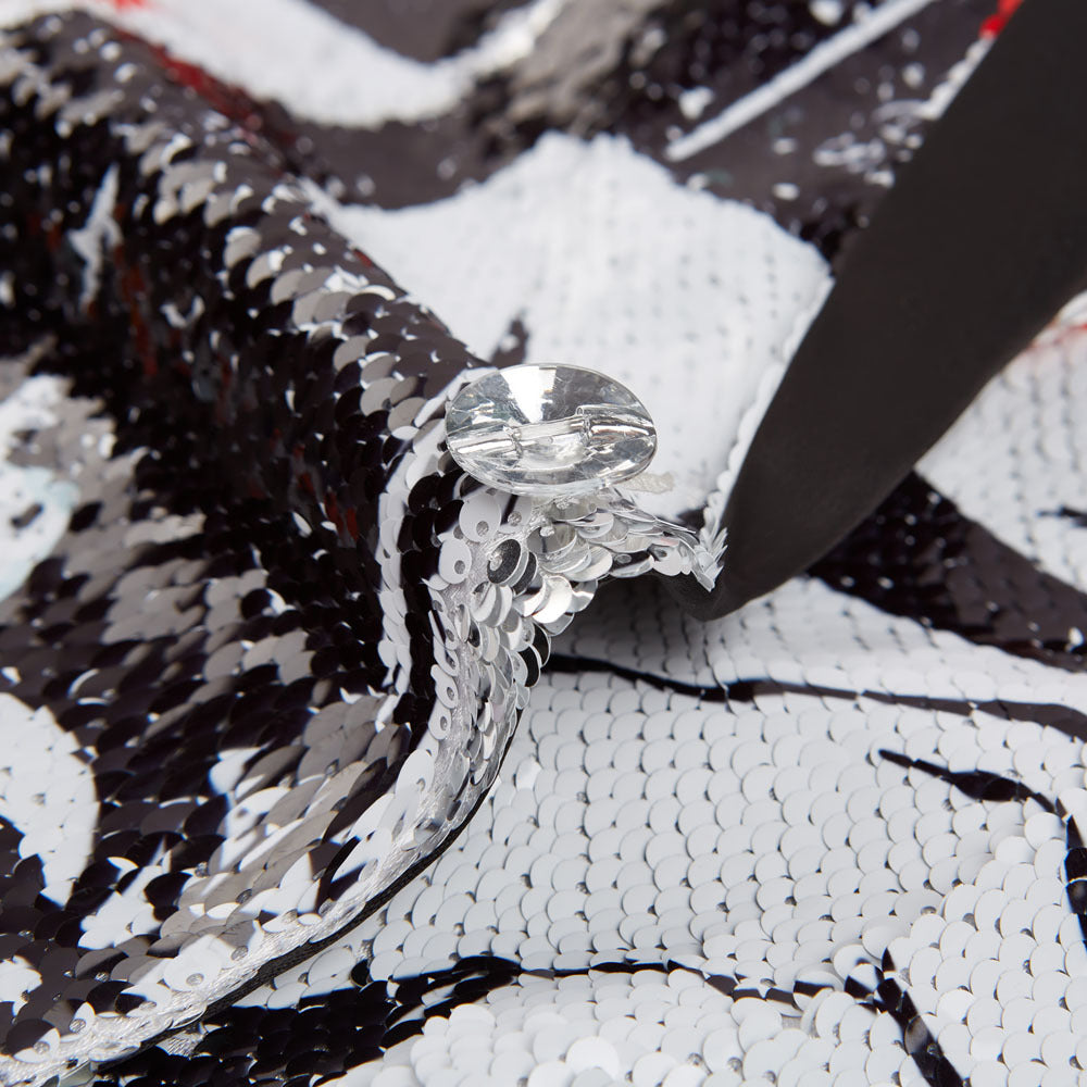 Men's Fashion Portrait Graffiti Sequined Embroidered Jacket