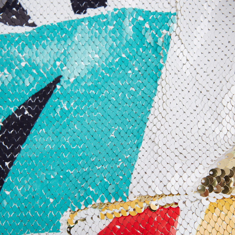 Men's Fashion Portrait Graffiti Sequined Embroidered Jacket