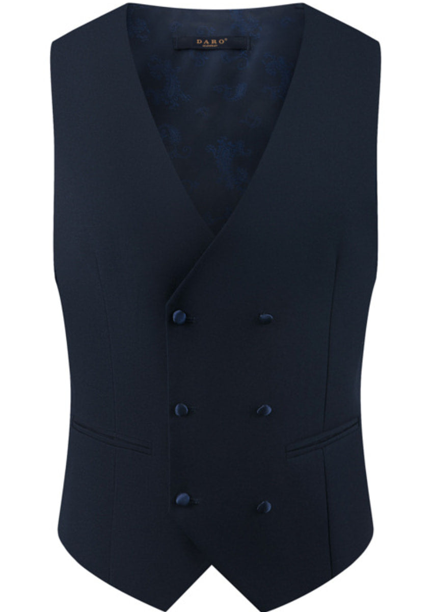 Men’s Navy 3-Piece Hotfix Crystal Peak Lapel Tuxedo Set