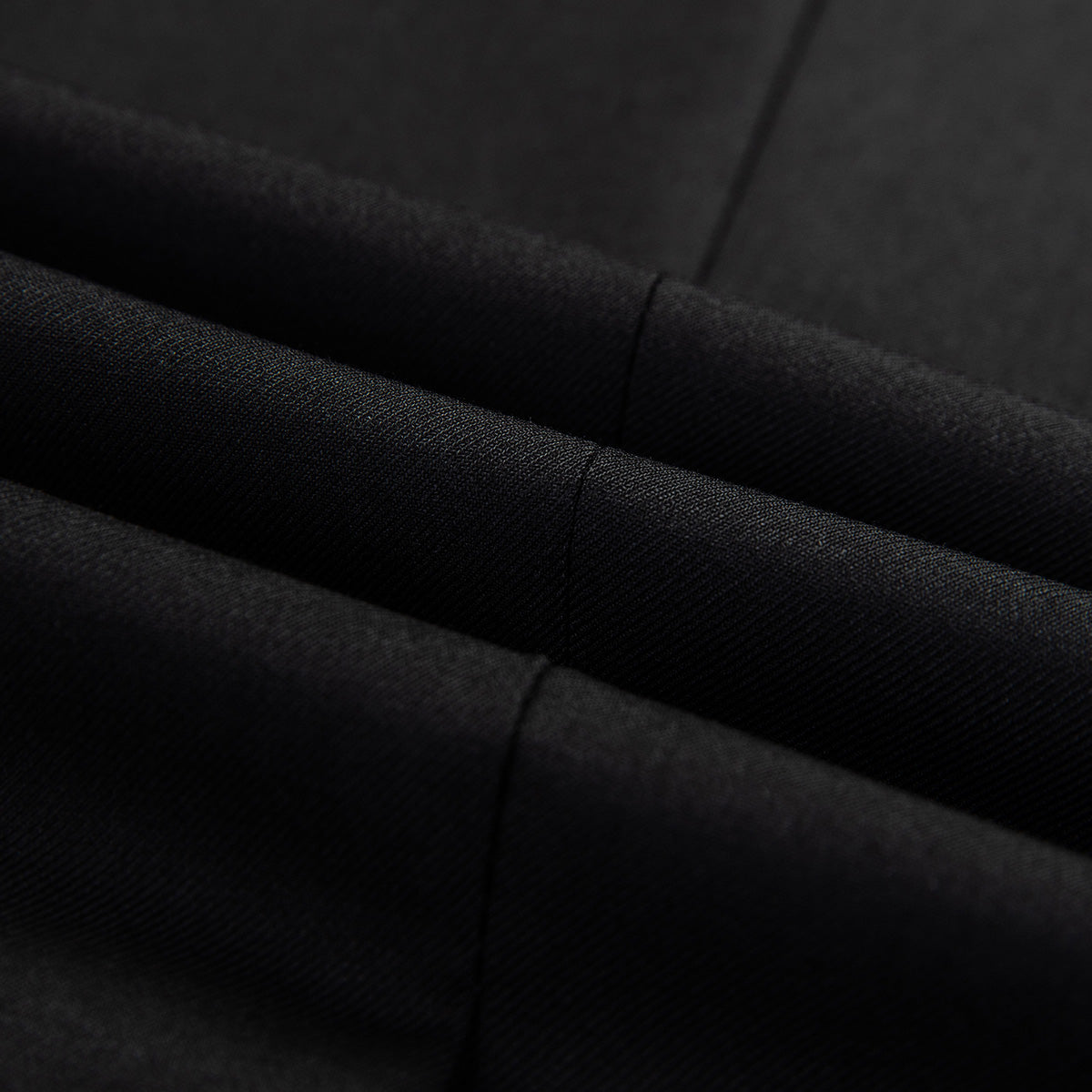 Men's 2-Piece Classic Two Button Casual Black Suit