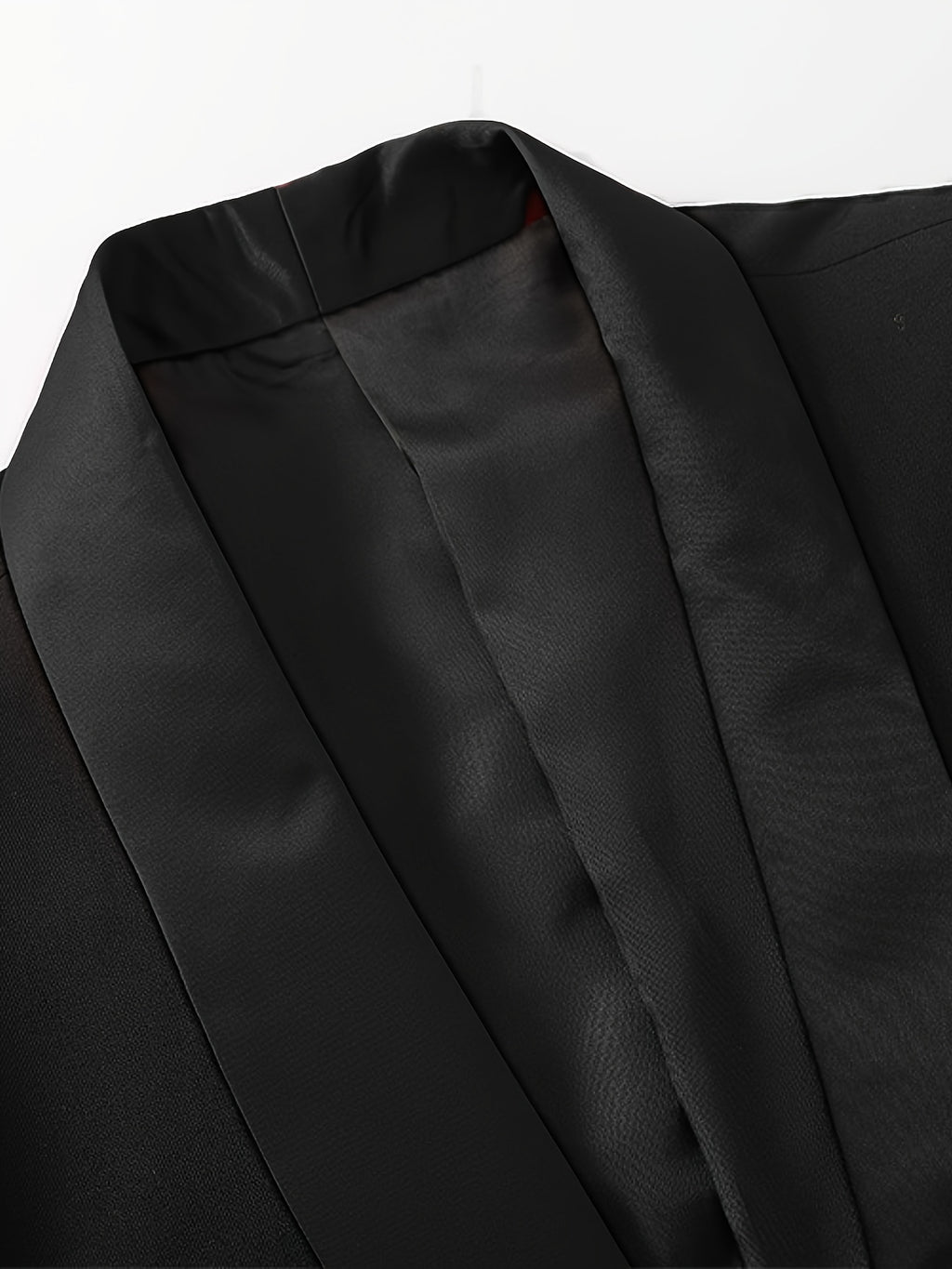 Men'S 3pcs Set Of Formal Wear, Shawl Lapel Collar Buttoned Blazer, Tuxedo Waistcoat And Dress Pants, Elegant And Smart Set For Banquet, Prom And Party Wear