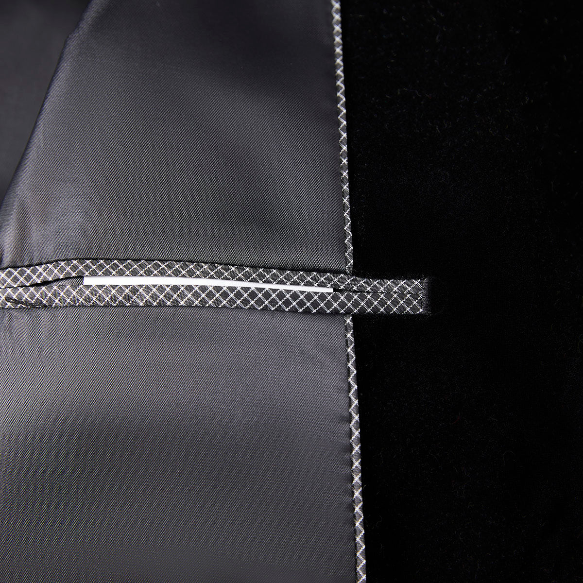 Men's Sequin Blue Paisley Black Tuxedo Jacket