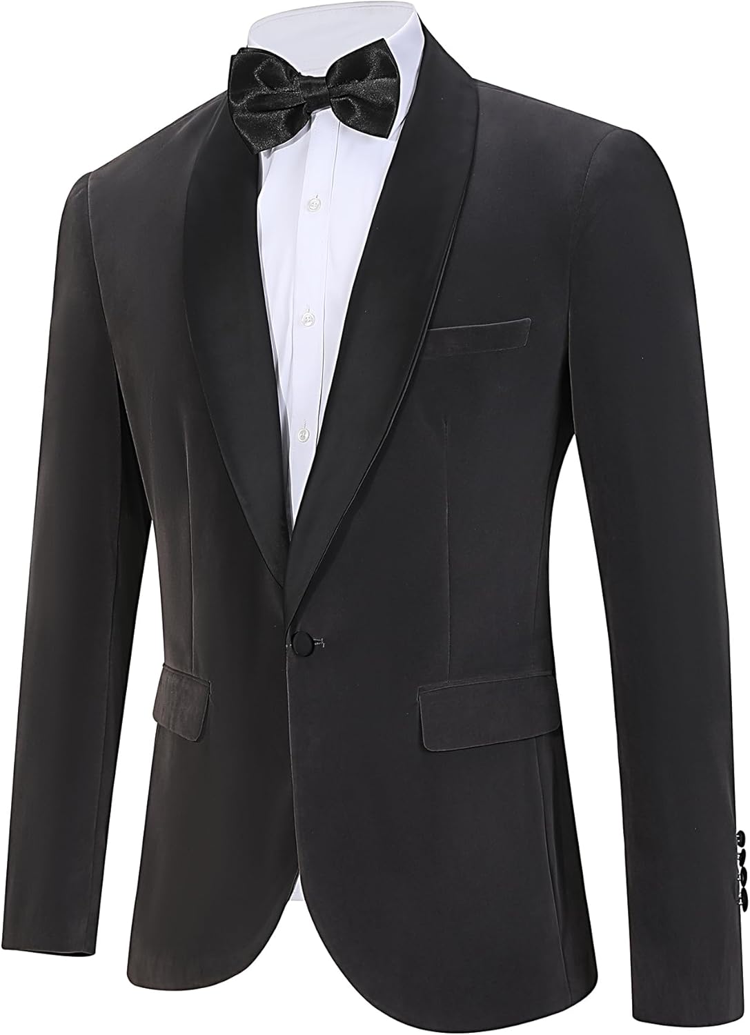 Men Suit Blazer Tuxedo Slim Fit Velvet Party Wedding Prom