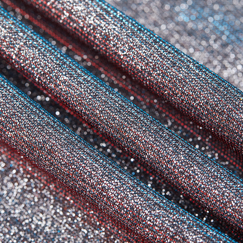 Men's 2-Piece One Button Sparkling Silver Tuxedo