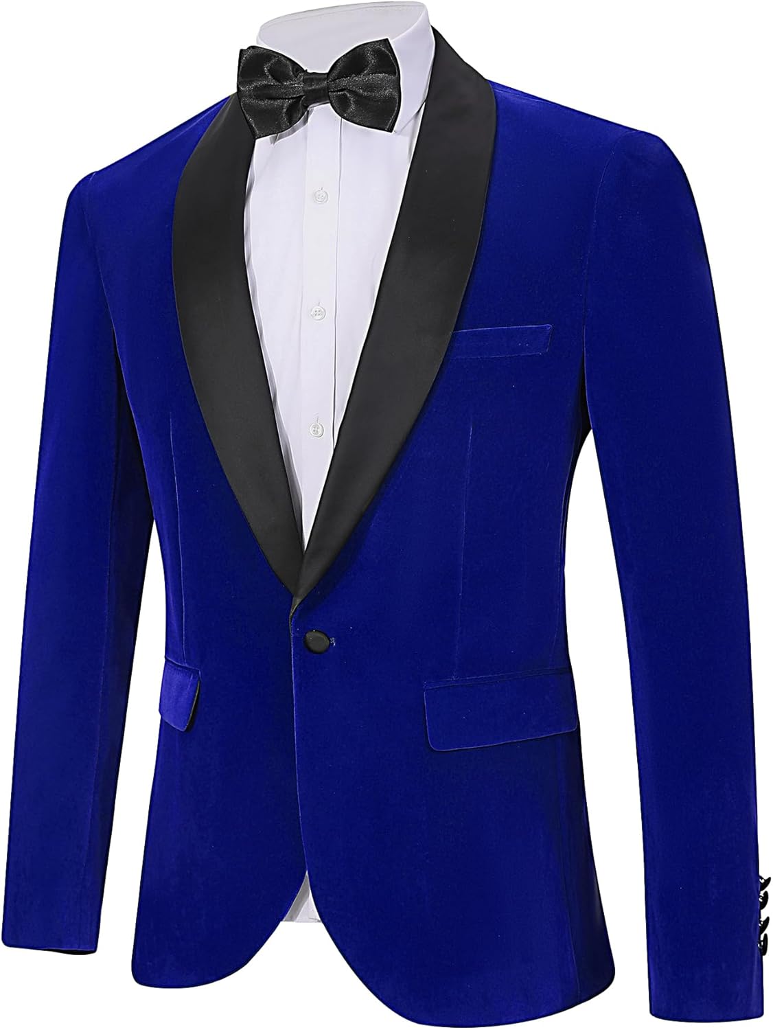 Men Suit Blazer Tuxedo Slim Fit Velvet Party Wedding Prom