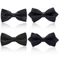 4 PACKS  Adjustable Neck Pre-Tied Bow Tie  For Men Boys