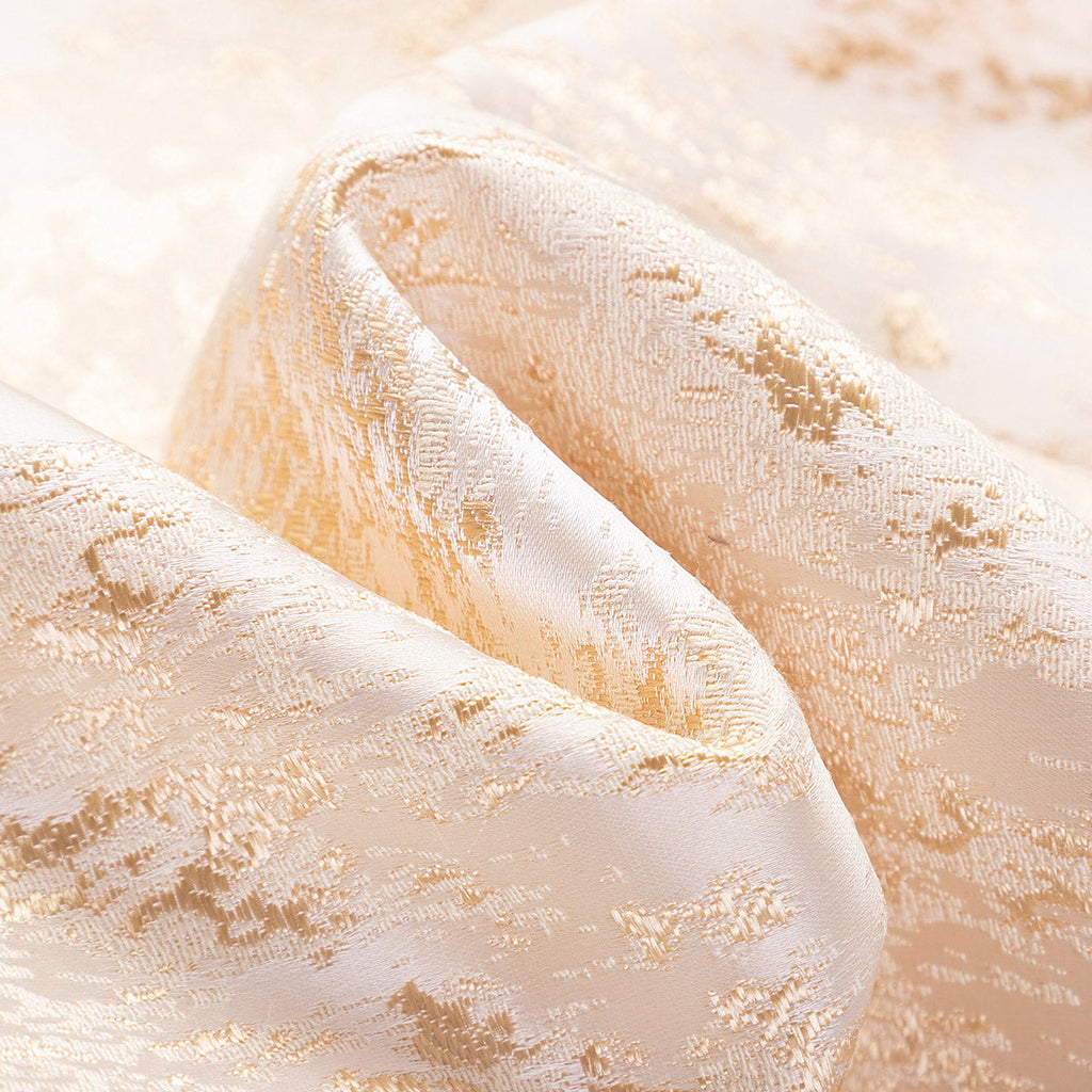 Men's 2-Piece One Button Pearl Luster Shawl Lapel Champagne Wedding Tuxedo