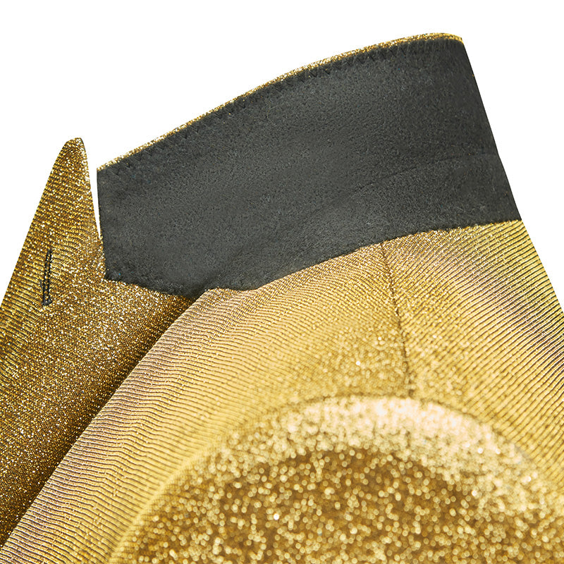 Men's 2-Piece One Button Sparkling Golden Tuxedo