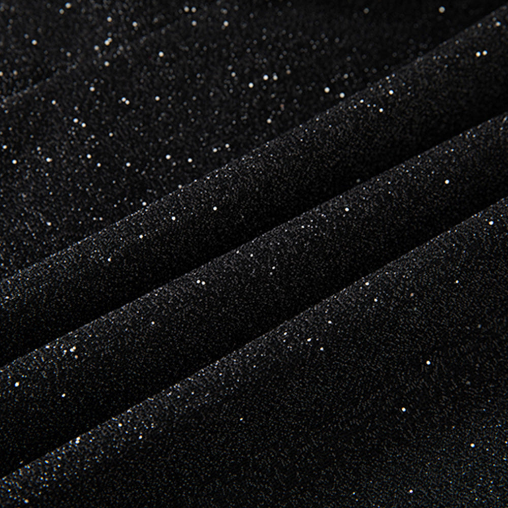 Men's 2-Piece Starry Black Smoking Suit