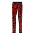 Men's Shiny Luxury Embroidery Pants Red