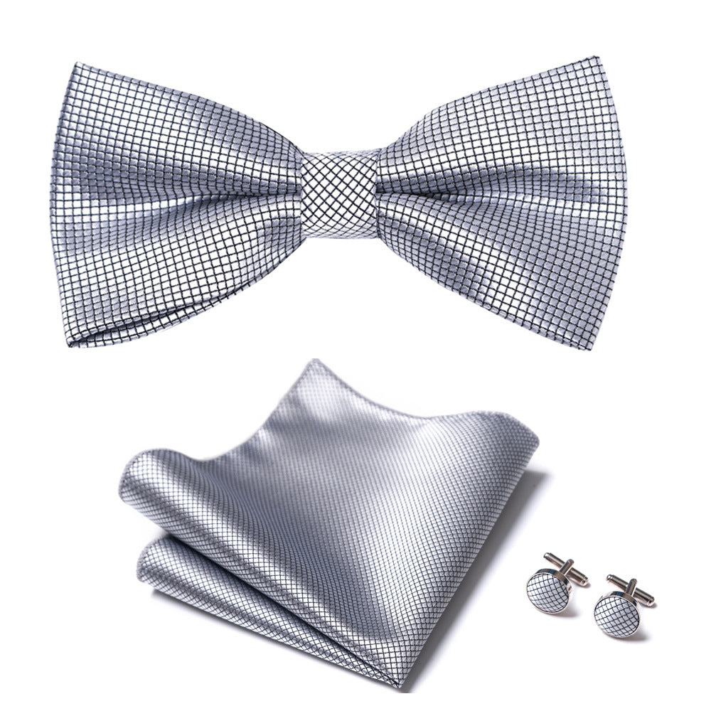 Men's Silver Accessory Set