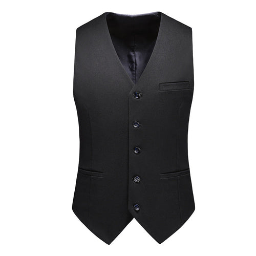 Men’s 3-Piece Classic Double-breasted Black Business Suit