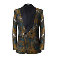 Men's Jacquard Embroidered Painting Tuxedo Jacket