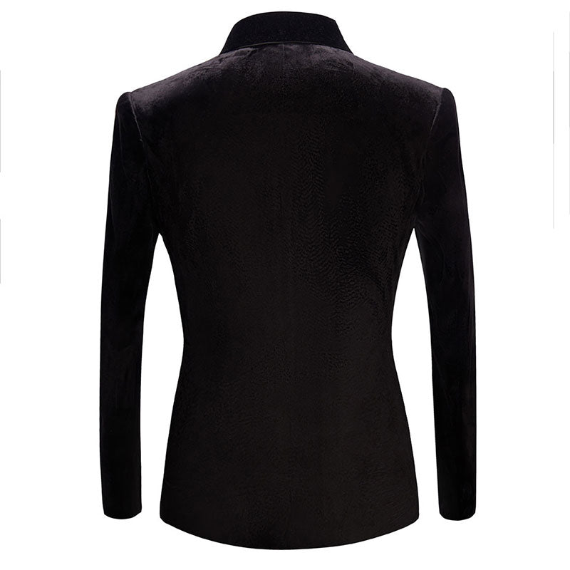 Men's Luxurious Velvet Black Tuxedo