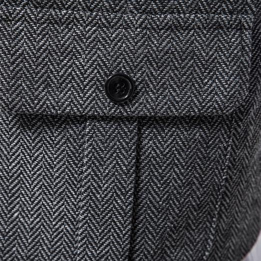 Men's Tweed Vintage Wedding Gray Vest