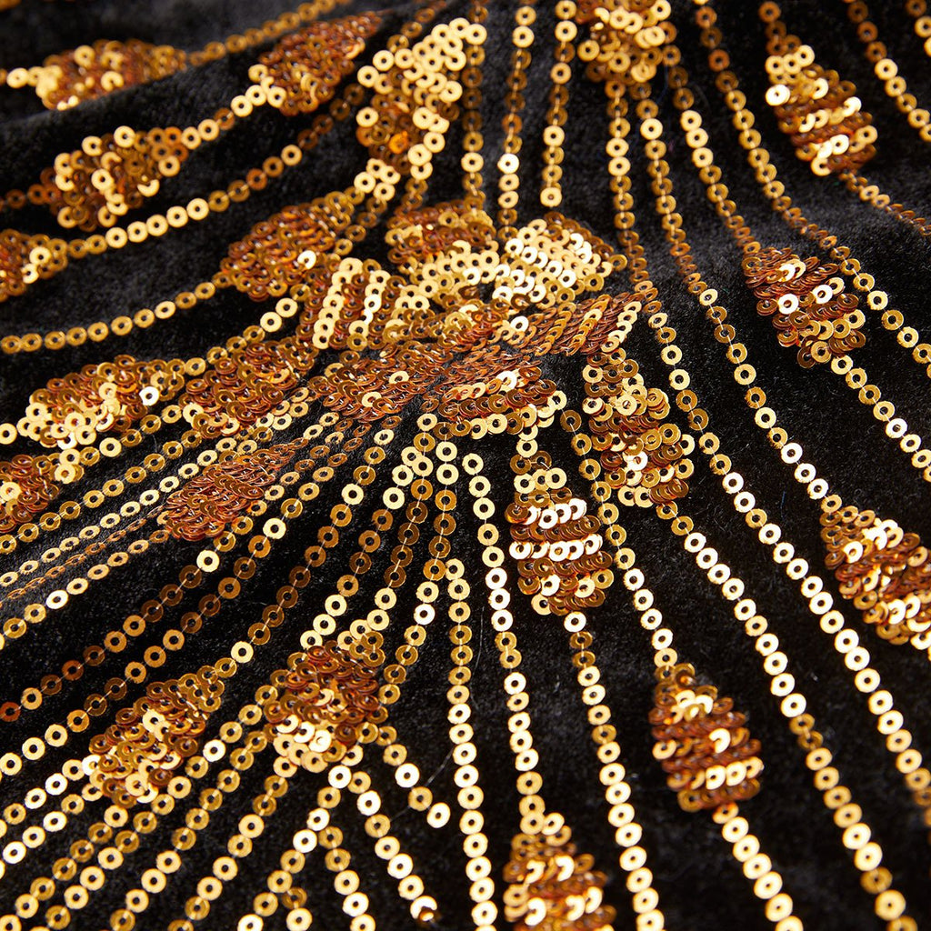 Men's Sequin Jacket Golden Falling Stars
