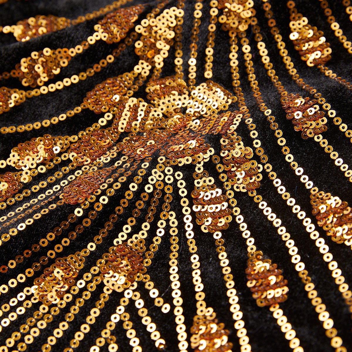 Men's Sequin Jacket Golden Falling Stars