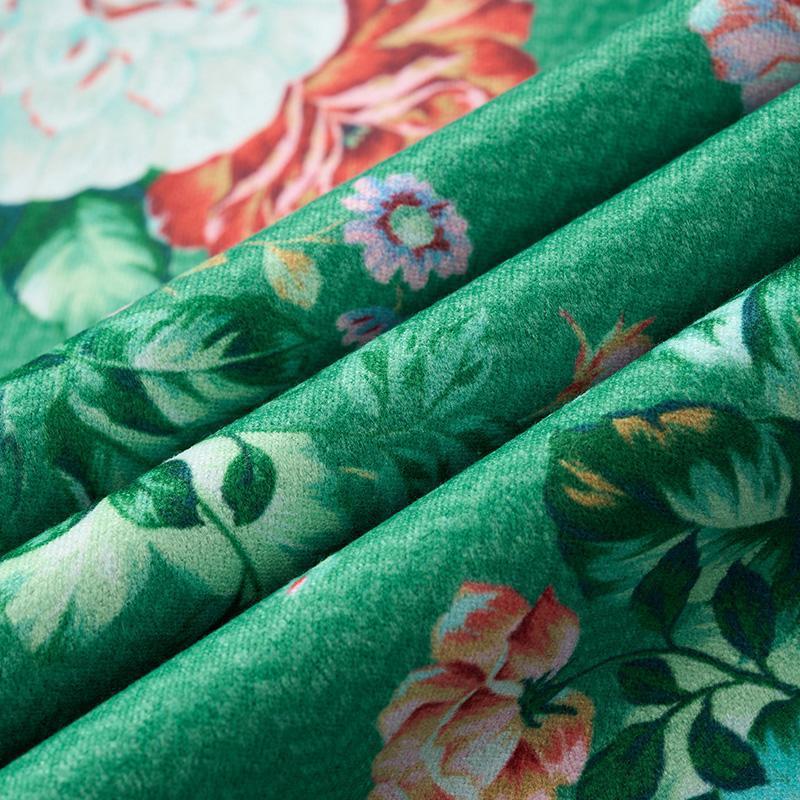 Men's Garden Green Tuxedo Floral Embraided Jacket