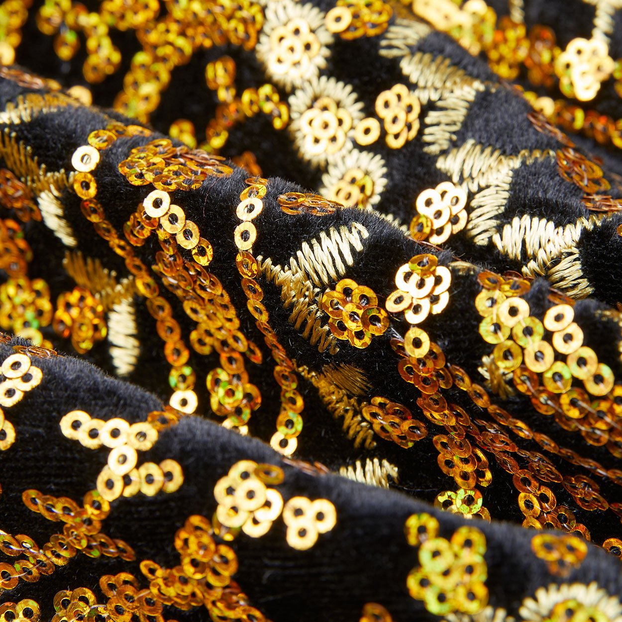 Men's Sequin Paisley Golden Tuxedo Jacket