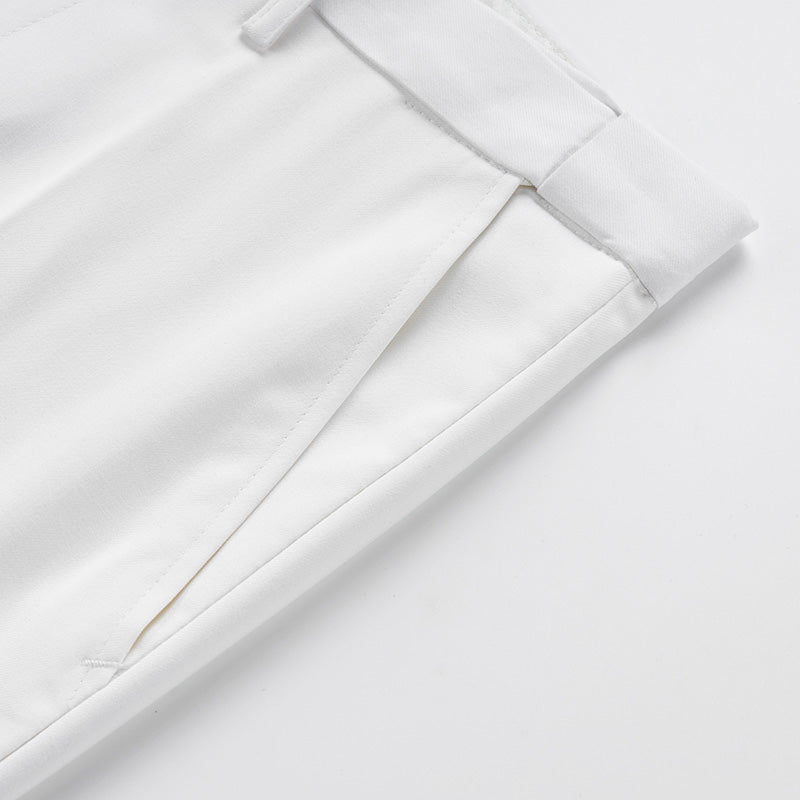 Men's Rosy Hearts Design Full Sequin White Tuxedo Jacket